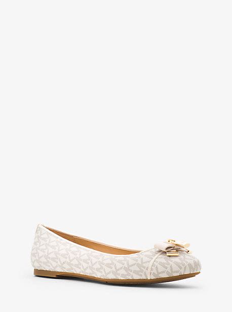 michael kors ballerine argent alice|Alice Logo Ballet Flat .